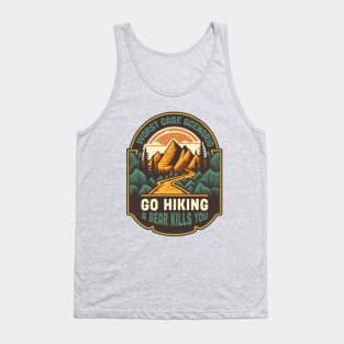 Worst Case Scenario Go Hiking a Bear Kills You Tank Top